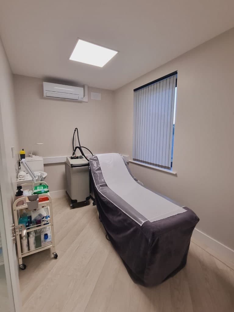 Treatment room equipment at Skin Laine